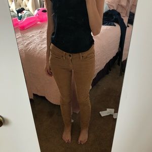 J crew tan corduroy pants size 25